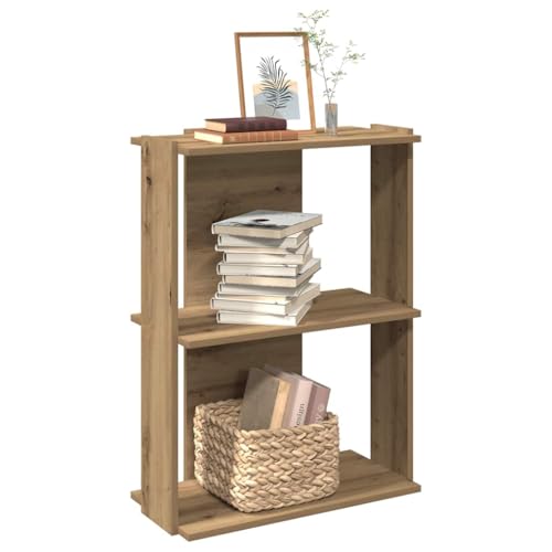 RMIHSJG Bücherregal 3 Böden Artisan-Eiche 60x30x80 cm Holzwerkstoff Küchenregal Organizer Bücherschrank DVD Regal Kleiner Schrank für Küche Arbeitszimmer Schlafzimmer Wohnbereich RMIHSJG Bücherregal 3 Böden Artisan-Eiche 60x30x80 cm Holzwerkstoff Küchenregal Organizer Bücherschrank DVD Regal Kleiner Schrank für Küche Arbeitszimmer Schlafzimmer Wohnbereich