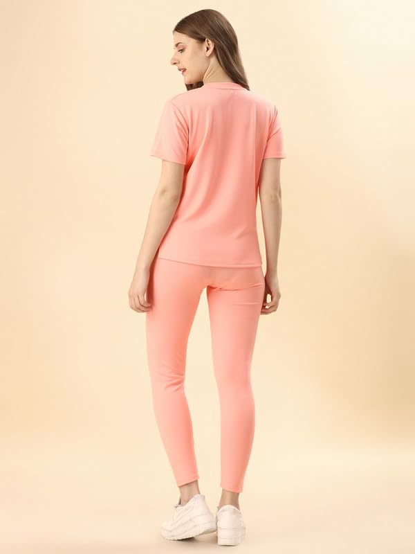 Image of DTR FASHION Cotton Blend Styled With Solid Lining Tracksuit | Co-ord Set For Women| Active Wear Suit Set For Women