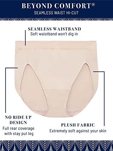 Image of Vanity Fair womens Beyond Comfort Hi Cut Panties