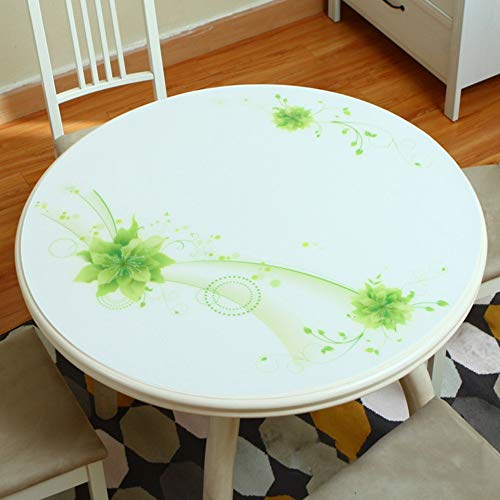 Nappe imperméable en PVC rond MU, tapis de table anti-brûlure efficace pour protéger vos meubles
