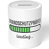 JUNIWORDS Spardose Sparbüchse, Brandschutzprüfer Loading (6190301)