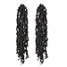 Tiana passion Twist Hair 20 inch Pre-twisted Passion Twist Hair 2 packs or 7 packs Passion Twist Ombre Crochet Hair Pre-looped Crochet Braids Synthetic Braiding Hair Extensions (2Pakcs, 1B)