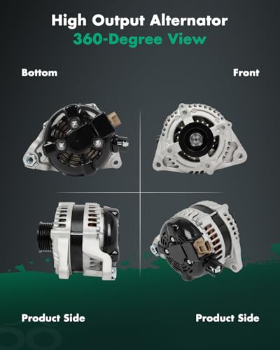 Image of SCITOO New Alternator Fits for Ford for Mustang 2011 2012 2013 2014 V6 3.7L 11 12 13 14-12V 150Amp CW 6-Groove Pulley 104210-2970 11623