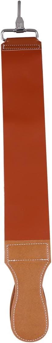 BESTYASH Cowhide Double-layer Leather Razor Strop Sharpening Strap Barber Strop for Straight Razor Honing and Polishing in Shaving Accessories