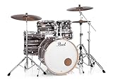 Pearl Decade Maple Artisan Limited Edition 5-pc. Shell Pack With All Maple Shells, Satin Lacquer Finish Black Satin Marble
