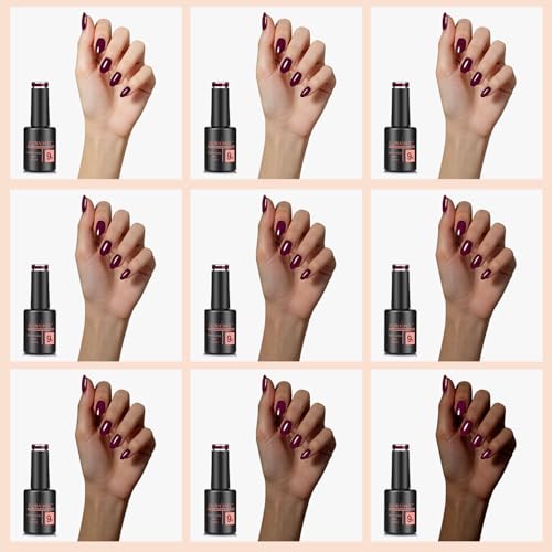 Esmalte de uñas gel UV/LED Prune Plum 9ml miniatura 4
