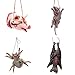 Halloween Décoration Horreur Chauve Souris/souris/araignée/pendentif, Tête D'animal Suspendu Pendentif Simulation Animal Cassé Ornement Parodie Accessoires Pour Bar Maison Hantée, Accessoires De Farce