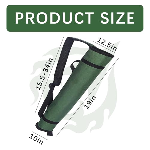 image for KURUGEILI Archery Quiver Back and Hip Quivers Adjustable Arrow Backpac