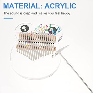 BIENKA Doigt Pouce Piano Kalimba Pouce Piano 17 Touches Transparent Mbira Doigt Piano Petits Instruments De Musique… - Les Beatles, Paul McCartney, John Lennon, RIngo Starr, George Harrison BIENKA Doigt Pouce Piano Kalimba Pouce Piano 17 Touches Transparent Mbira Doigt Piano Petits Instruments De Musique… – Image 6