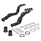 United Pacific 110588 Header, 289/302 Long Tube, Black, for 1966-1977 Ford Bronco