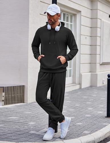 COOFANDY Men's Tracksuit 2 Piece Set Hoodie Sweatsuits Athletic Jogging Suits Casual Sports Outfits3