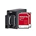 Produktbild Qnap 2 Bay DAS mit 4 TB Speicherkapazität, USB 3.2 Gen 2 Type-C, vorkonfiguriertes RAID 1 WD Red Plus HDD Bundle (TR-002-24W-US)
