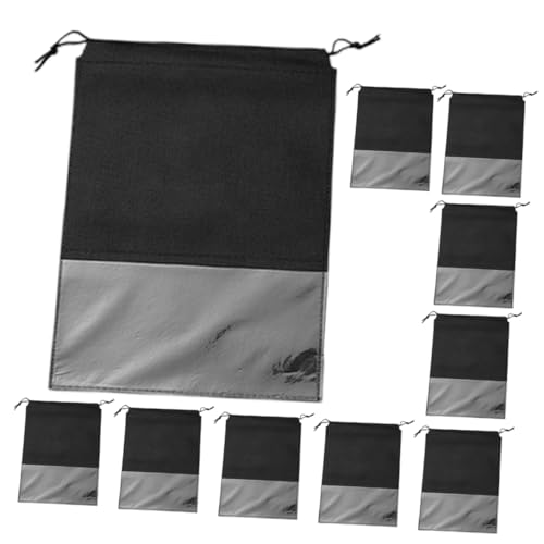 BESPORTBLE 10 Piezas Zapatillas Bolsas Sandalias Bolsas de Zapatos de Viaje para empacar Bolsa de Zapatos Bolsa de Almacenamiento de Zapatos Bolsa con cordón para Zapatos