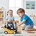 SPYMINNPOO Forklift Toy, Lifting Vehicle Toy for Kids Forklift Construction Toy Engineering Vehicle Model for 3 Years Old and Up Kids