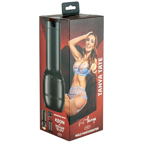 KIIROO Tanya Tate – FeelStar Masturbateur Homme, Moulé à Partir de Parties du Corps Réelles – Matériau Doux, Type Peau – Optimisé pour Keon et PowerBlow