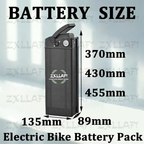 Batería de litio para bicicleta eléctrica de 48V y 36V con cargador y repuesto de puerto 3 pines 2