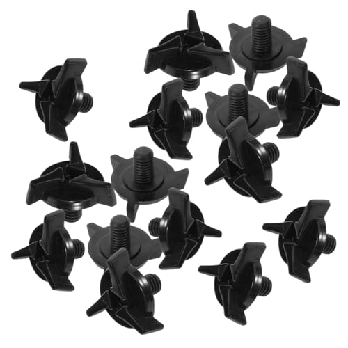 Tornillos de plástico para casco de moto sustitutos para visera suelta en rutas todoterreno