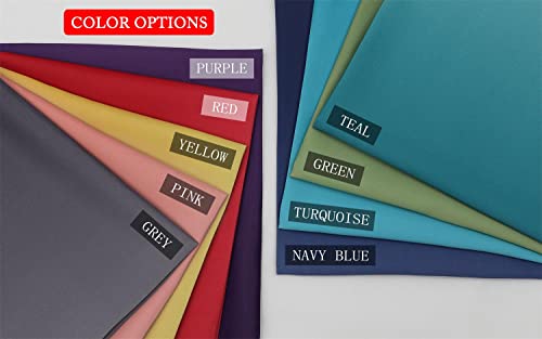 Image of G2000 Blackout Curtains & Drapes for Bedroom Living Room 84 Inches Long Red and Greyish White Room Darkening Window Treatments Ombre Thermal Insulated Light Blocking Grommet Backdrop Curtains 2 Panels