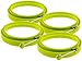 YumYum Utensils Silicone Egg Rings Non Stick. Green 4-pk