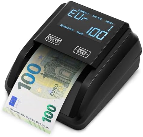Detecteur Faux Billets, Euros, Dollars et Livre Sterling & Compte...