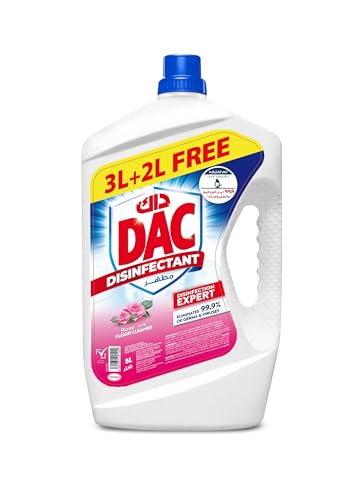 DAC Disinfectant Floor Cleaner Rose Fragrance 5L [Amazon Exclusive]
