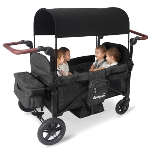 All-Terrain 4-Seater Baby Wagon with Accessories