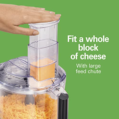 Hamilton Beach Chefprep 10-Cup Food Processor & Vegetable Chopper With 6 Functions To Chop, Puree, Shred, Slice And Crinkle Cut, Black (70670) #TOP3
