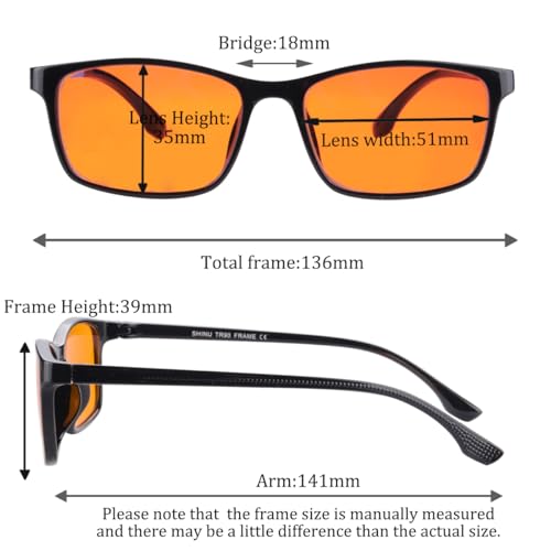 Gafas bloqueo luz azul hombre TR90 para evitar la fatiga ocular 2