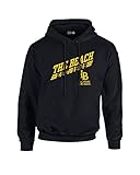 Long Beach State 49Ers 50/50 Blended 8 oz. Hooded Sweatshirt, blac LARGE
