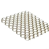 [Utilisation multifonctionnelle] Ce coussin d'isolation à ressort suspendu en acier inoxydable sert de tapis résistant à la chaleur, de dessous de verre de table basse, d'égouttoir à tasses et de porte-savon, ce qui le rend idéal pour le camping en plein air et pour une utilisation à la maison.