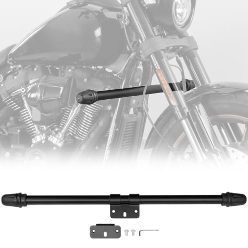 KEMIMOTO Engine Guard Front Crash Bar Protector Flat-Out Compatible with 2018 2019 2020 2021 2022 2023 2024 Softail Models