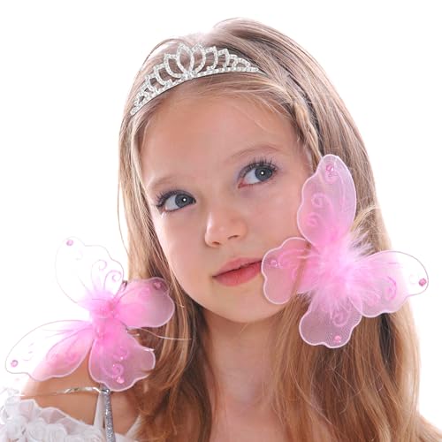 Wedding Tiara Bridal Rhinestone Decor Hairband Crystal Tiara Crown Princess Headband for Birthday Party, Wedding, Prom, Pageant, Halloween, Sliver - Thumbnail 3