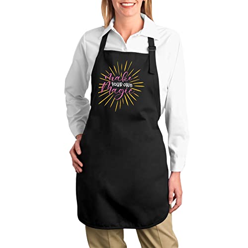 Tablier cuisine noir Make Your Own Magic idée cadeau créatif