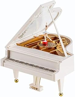 CDIYTOOL Dancer Piano Music Box, Ballerina Musical Auto Mechanical Piano Ballet Dancer Music Box Girls Lovely Decoration Gift Collectors Ornament Vintage Musical Box