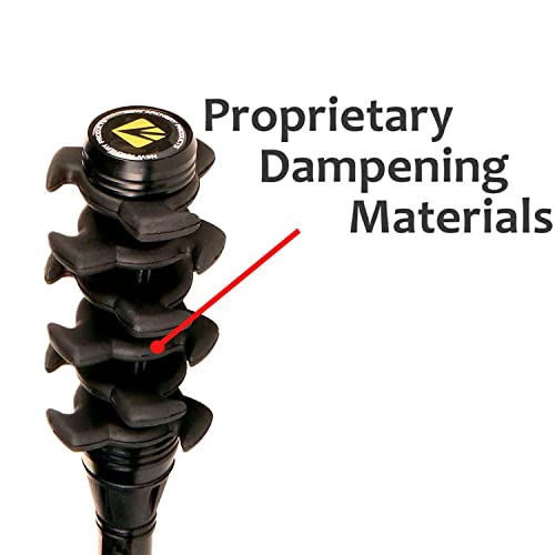 New Archery Products Apache Stealth Dampening 8" Bow Stabilizer For Bow Hunting, Black #TOP1
