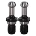 Preamer BT40 X 45 Degree CNC Milling Cutter Shank Pull Stud Retention Knob, Pack of 2