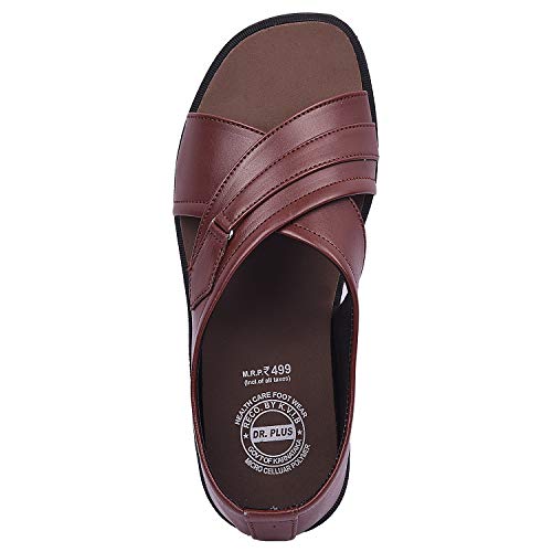 Image of DR PLUS Men's Healthcare, Diabetic and Orthopedic Light Weight MCR /MCP Footwear /Sandals /Slipper /Chappal