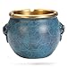 Produktbild KEWEI Aschenbecher, Chinesische Messingaschenbecher for Wohnaccessoires (Farbe: Orange), Farbe: Orange (Color : Blue)