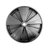 Roda Plástica Preta Menegotti 30cm Para Betoneira Prime 150L Polipropileno Cód. 24110107-1 Unidade