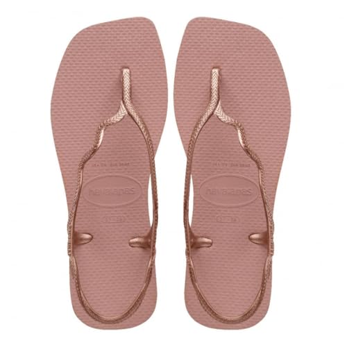 Havaianas Soleil, Rose Crocus Gold Metallic, 4.5/5
