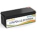 FLLYROWER 12V Lithium Battery 400AH with BMS and 16500 Deep Cycles 12V 400AH Lifepo4 Battery Grade A Cells for Marine Trolling Motor RV Camping Solar Golf Cart Off-Grid