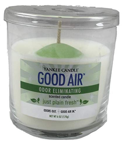 Yankee Candle Just Plain Fresh Good Air Odor Eliminating Small Single Wick Tumbler