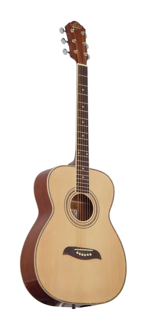 OF2-A Folk Acoustic Guitar. Natural Spruce