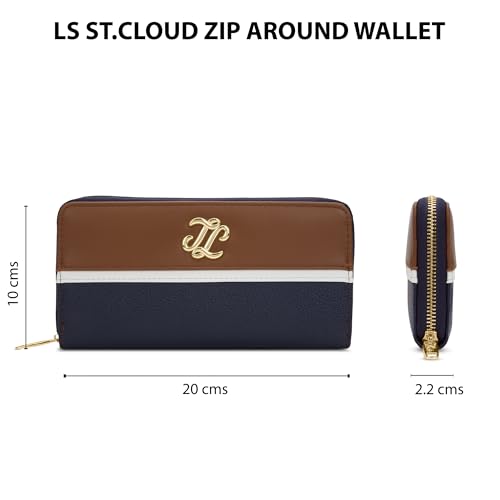 Image of Lavie Signature Women's St.Cloud Colourblock Zip Around Wallet | Gift for Women