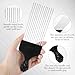 3 Pack Metal Afro Comb Hair Comb Picks for Afro, Beard, and Curly Styling Teasing Combs for Men and Women