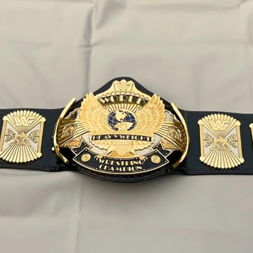 Dual Winged Eagle World Heavyweight Championship Belt 4MM Brass Replica Title Leather Belt Adult Size Wrestling Champion Belt3