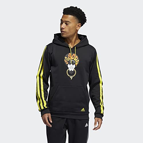 Adidas Trae sweat noir avec capuche ajustable et coupe athlétique taille SM
