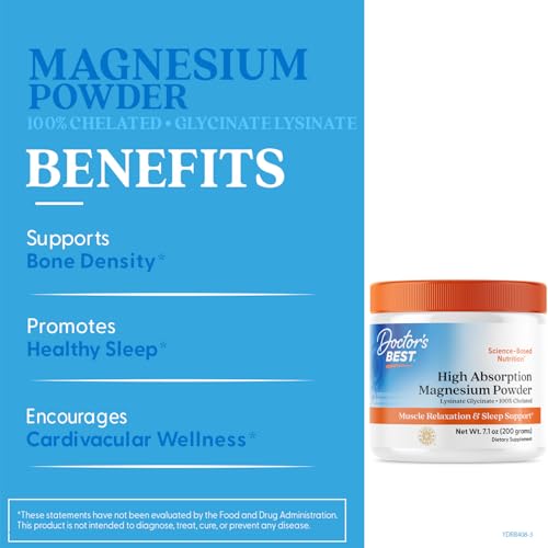 Doctor's Best Magnesium Glycinate Powder