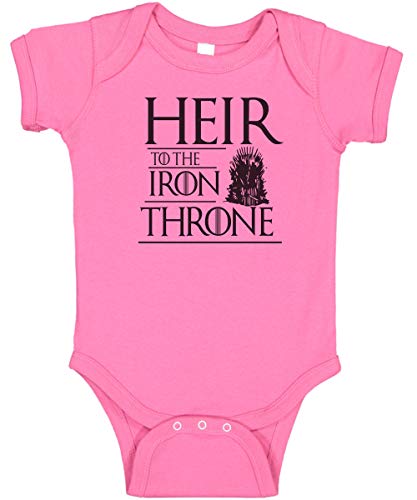 King Mouse Heir to the Iron Throne/Thrones Baby Onesie/Funny GOT Infant Bodysuit3