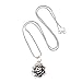 NOVICA Sterling Silver and Amethyst Hand Made Flower Pendant Necklace, 17", Sacred Lilac Lotus'